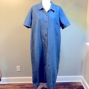 Denim dress. 18W